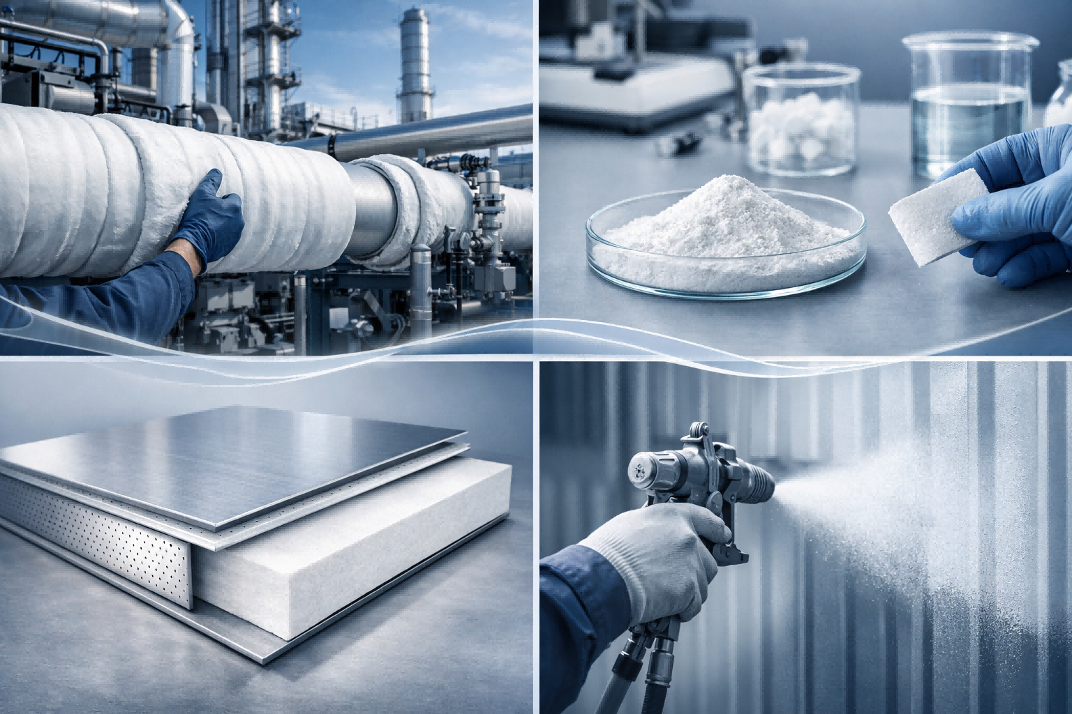 Aerogel insulation solution